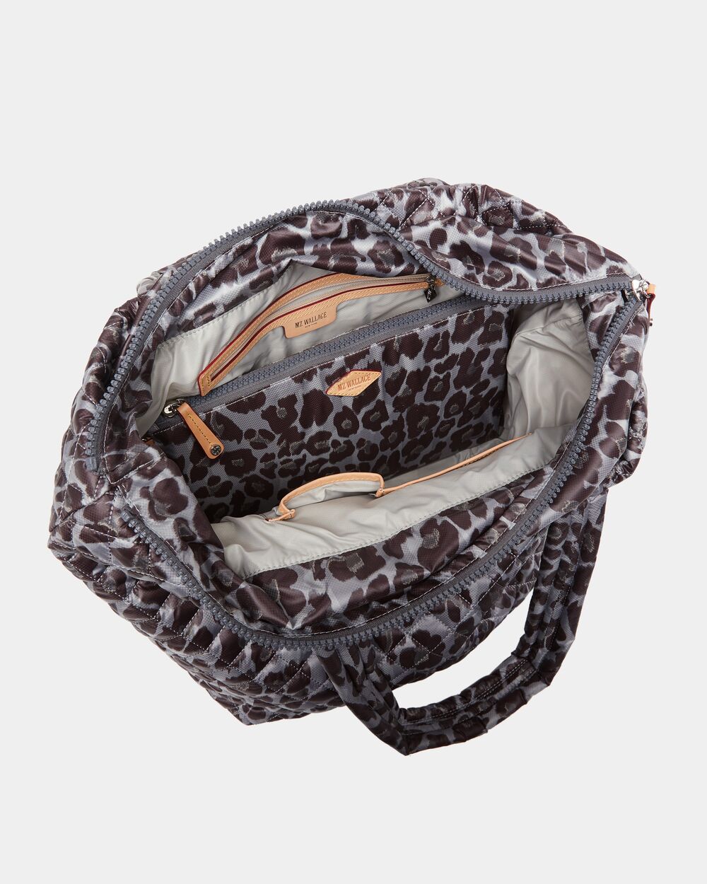 Medium Metro Tote in Magnet Leopard