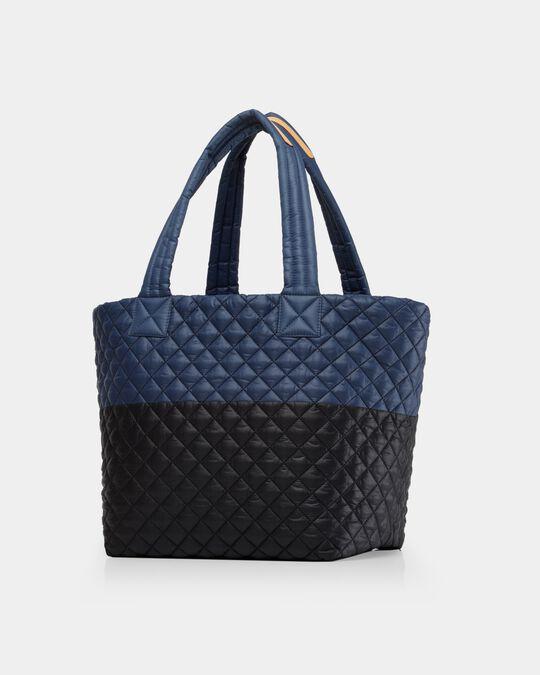 Medium Metro Tote in Navy/black Colorblock