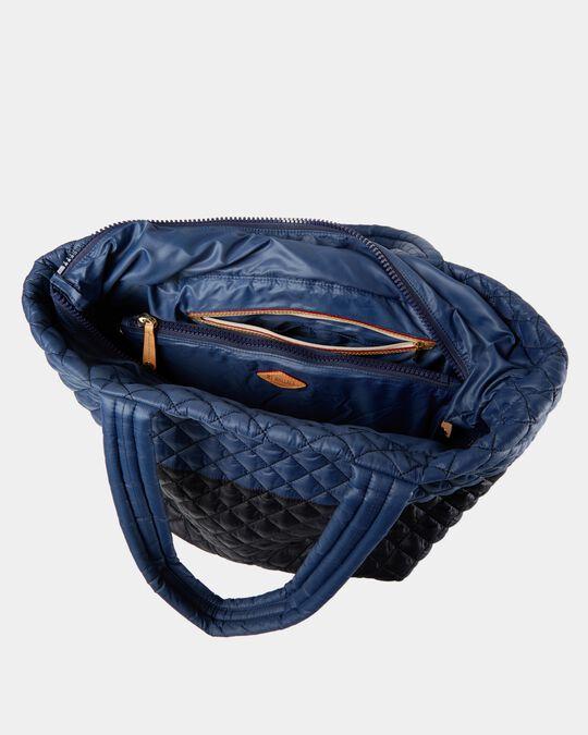 Medium Metro Tote in Navy/black Colorblock