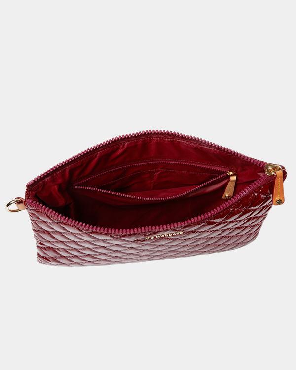 Metro Pouch in Cranberry Lacquer