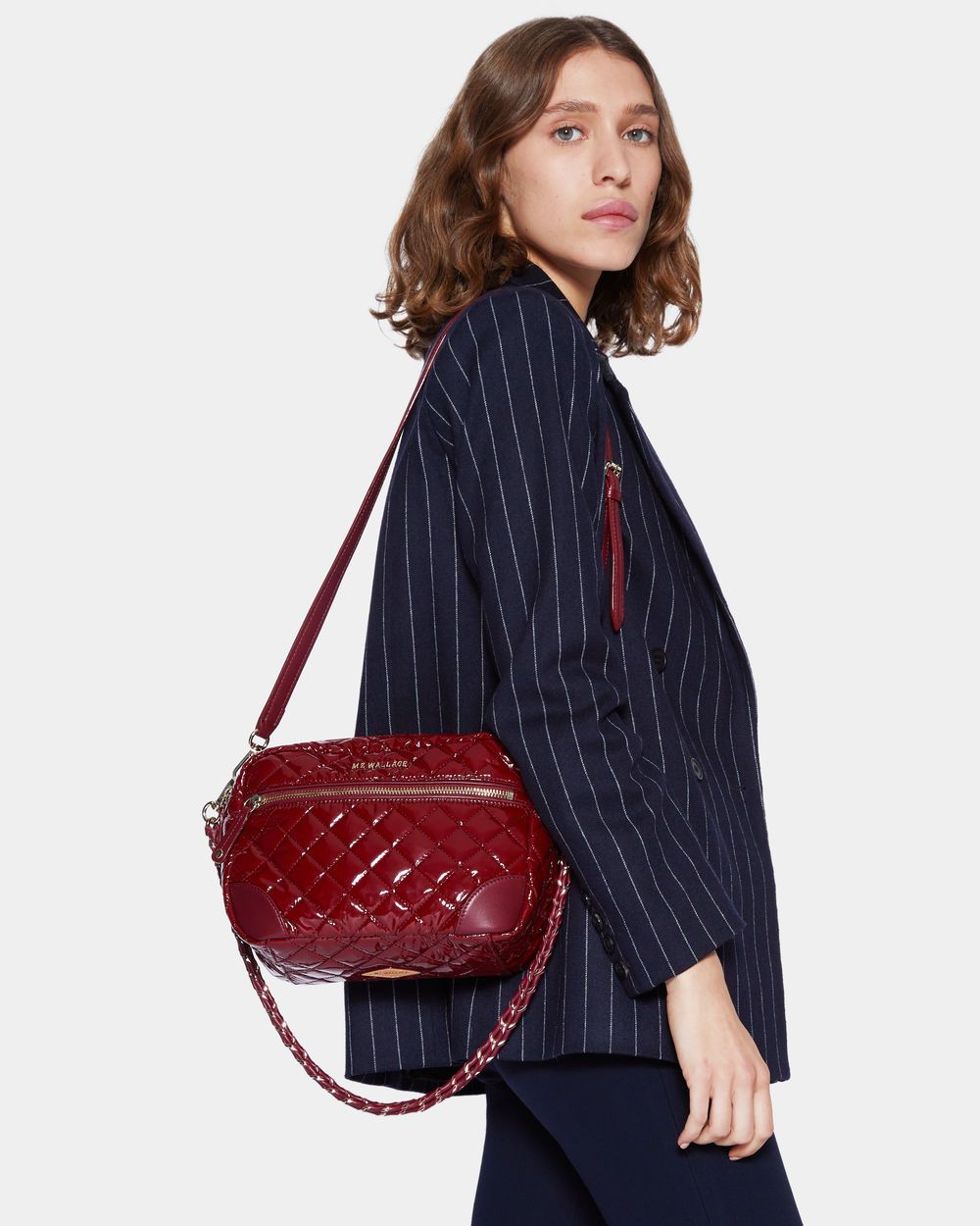 Small Crosby in Cranberry Lacquer