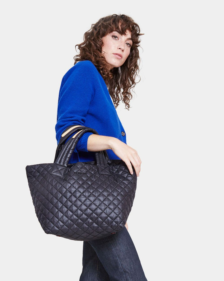 Small Metro Tote in Black