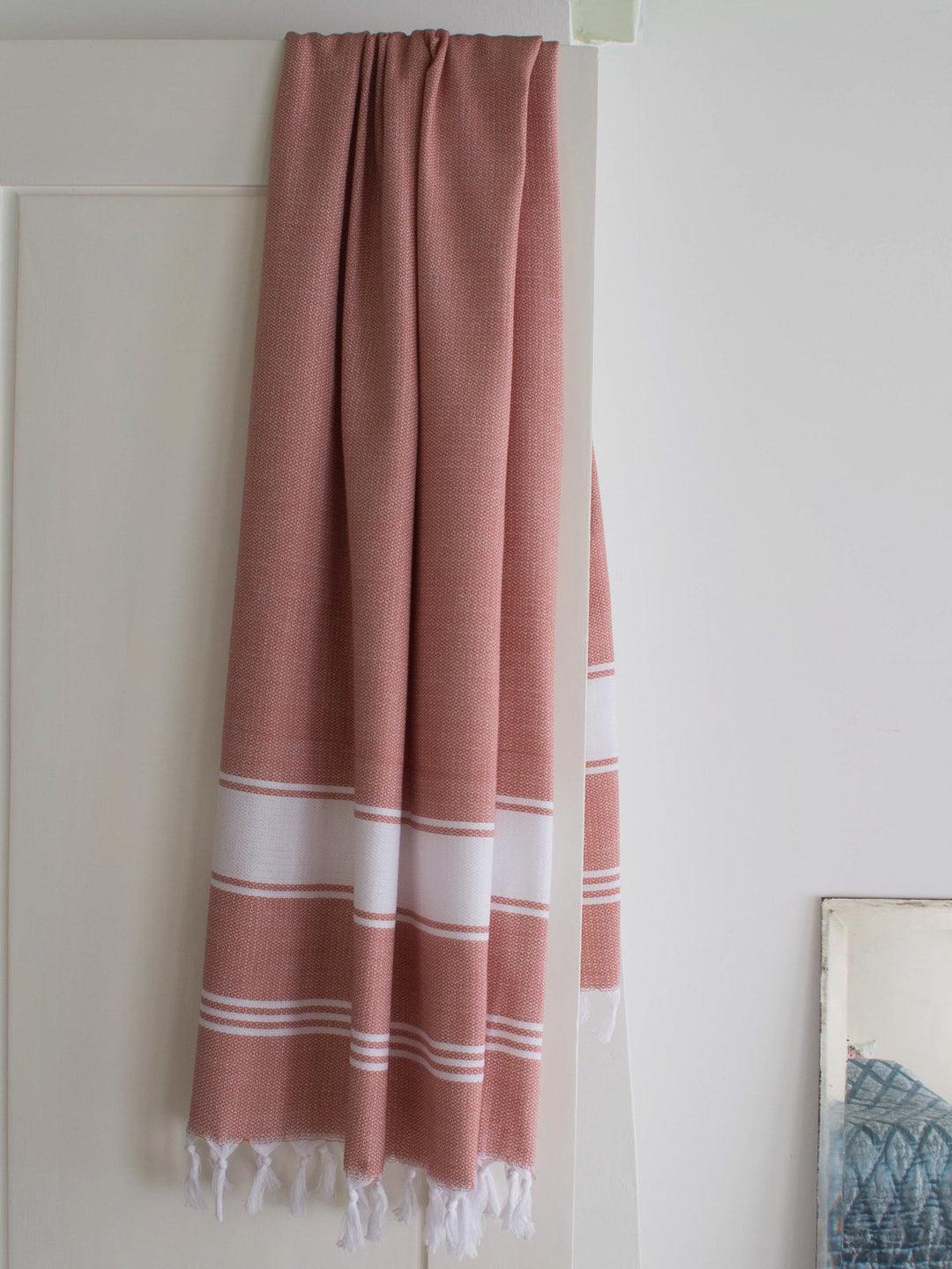 Honeycomb Towel Copper/white