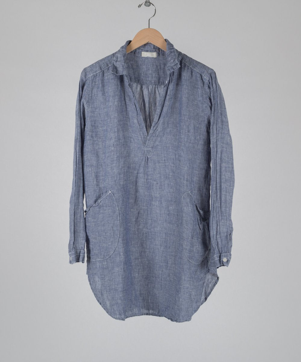 Teton Linen Tunic in Denim