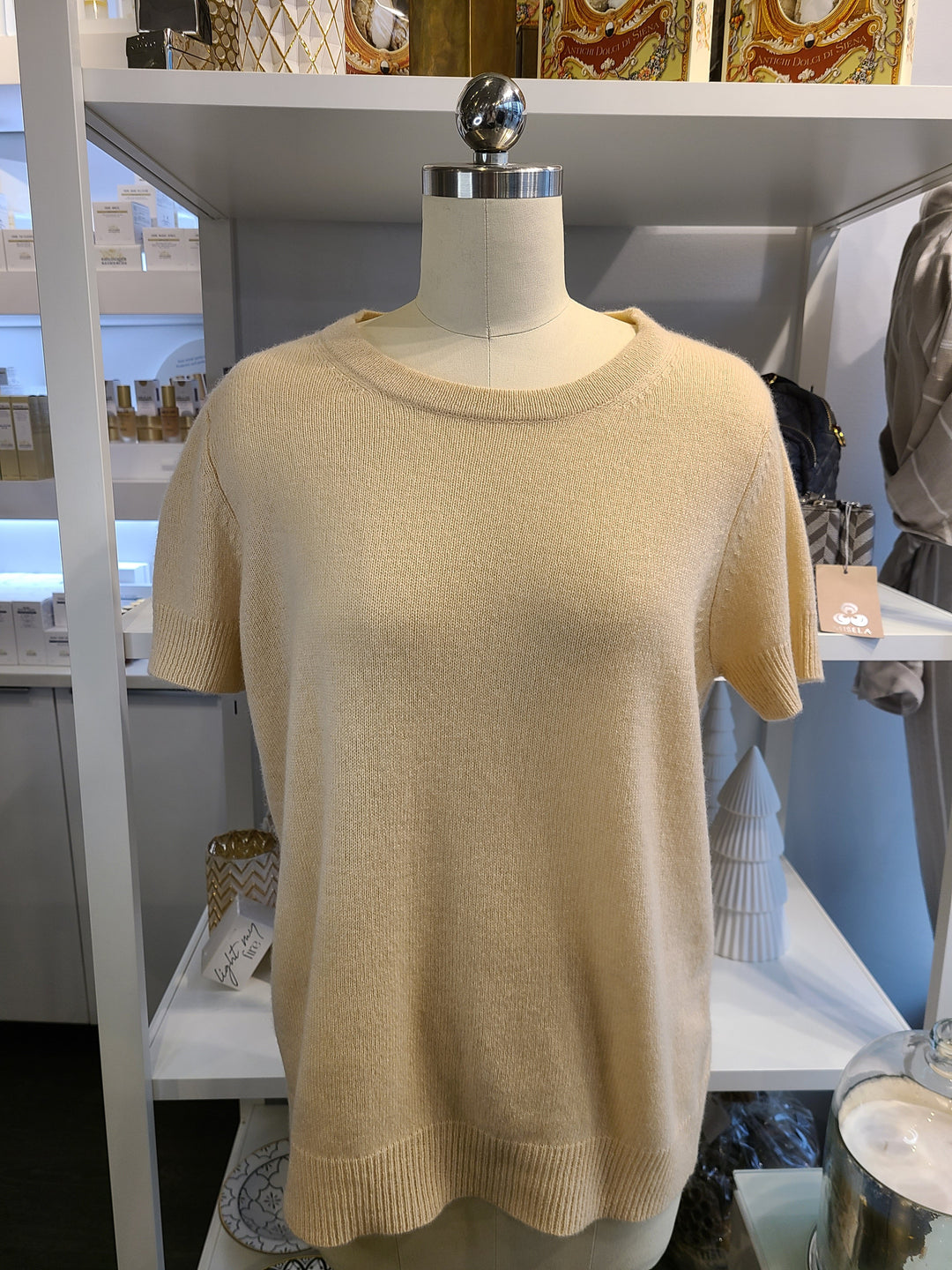 Vedra Cashmere Tee - Sierra