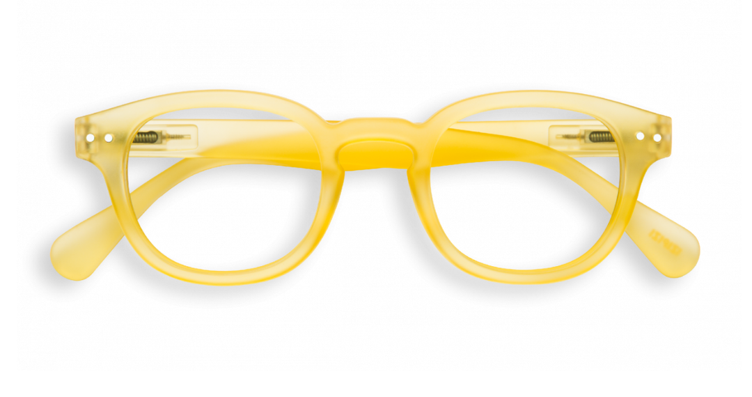 Reading Glasses #C Yellow Chrome